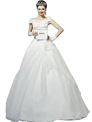 Organza Off the Shoulder  Applique Fitted Lace  Ball Gown  Dress