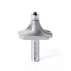 Amana Tool 49520 Corner Round 2-Inch Diameter by 1-Inch Cutting Height by 3/4-Inch Radius by 1/2-Inch Shank Carbide Tipped Router Bit