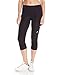 adidas Performance Women's Response 3/4 Tights, Medium, Black/Black