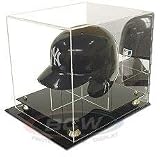 BCW Deluxe Acrylic Baseball Helmet Display - with Mirror - Baseball Batting Helmet - Sports Memoriablia Display Case - Sportscards Collecting Supplies