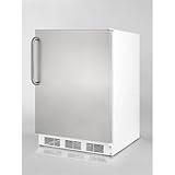 Summit Commercial Series: FF7SSTB 5.5 cu. ft. Compact Refrigerator with Adj ....