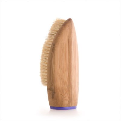 High & Dry Scrub Brush, bamboo. This multi-pack contains 2.