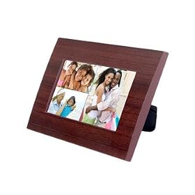 Westinghouse DPF-0703 - Digital photo frame - flash 128 MB - 7" - wood grain