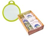 Review GHA - Grant Howard Associates  / Grant Howard Associates Blue Hydrangea Series Handpainted Dip Set with Serving Board 4-pc.