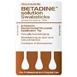 Betadine Disposable Solution Swabsticks - 3/Pack, 50 Packs