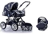 wheels_4_babies presents: 3 in 1 Travelsystem Daisy Edition incl. pushchair and car seat in design 