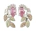 Black Hills Gold Sterling Silver Pink Ice Earrings