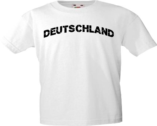 Kinder-Shirt EM 2012 DEUTSCHLAND mit Ihren Wunschname und Ihrer Wunschnummer bedruckt Größe 104-176