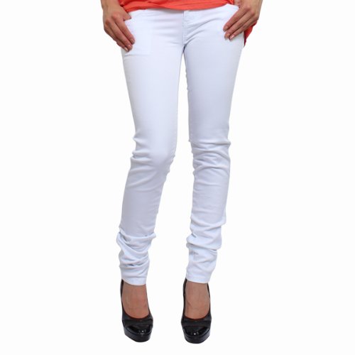 (トリップニューヨーク) TRIPP NYC スキニージーンズ パンツ レディース ホワイト Skinny Jeans White