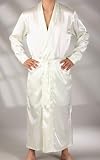 Luxurious Men's Long Satin Robe: Classic Bathrobe Loungewear for Men
