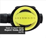 Sherwood Hi-Viz Octo w/ Yellow Face Cover Octopus SR9902 Scuba Dive Diving Octo