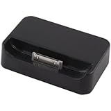 Generic Desktop Charger for iPhone 4 - Retail Packaging - Black