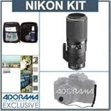 Nikon 200mm f/4D ED-IF AF Micro Nikkor Lens Kit with 5 Year U.S.A. Warranty ....