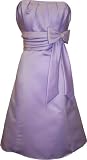 50's Style Satin Prom Dress With Bow