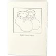 Welcome Baby Girl Greeting Card