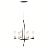 Kichler 42538CTZ Kichler Neptune Place Chandlier 6 Light Incandescent Colton Bronze
