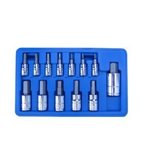 Neiko Pro-Grade 13-Piece Hex Wrench Bit Socket Set - SAE