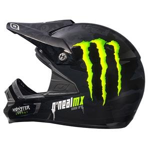 O'Neal Racing Monster Helmet - Medium/Black/Green