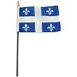 Quebec Flag 4 x 6 inch