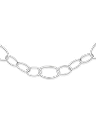 Sterling Silver 42in Fancy Link Necklace. Metal Wt- 39.04g