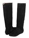 DIESEL Brolly Wms Black Leather Suede Boots