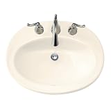 Thumbnail image for American Standard 0478.803.222 Piazza Self Rimming Front Overflow Countertop Sink with 8-Inch Centers, Linen