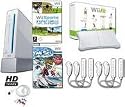 Nintendo Wii Video Game System HD Ready 4 Player Wii Fit Bundle