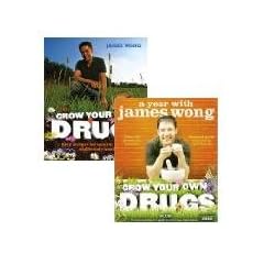 Grow Your Own Drugs 2 Books Pack Set RRP �33.98 (Collection includes Easy Recipes for Natural Remedies and Beauty Treats and A Year with James Wong