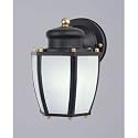 Westinghouse 64516 One-Light Outdoor Downward Wall Sconce, Matte Black with Frosted Globe
