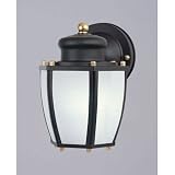 Westinghouse 64516 One-Light Outdoor Downward Wall Sconce, Matte Black with Frosted Globe