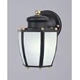 Westinghouse 64516 One-Light Outdoor Downward Wall Sconce, Matte Black with Frosted Globe