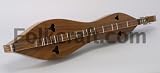 FolkRoots Black Walnut Hourglass Dulcimer With Classic Heart Tone Holes
