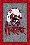 Nebraska Cornhuskers (Helmet) 4' x 6' Team Door Mat