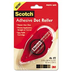 MMM6055-Scotch 6055 - Adhesive Dot Roller & Refill, .3 in x 49ft