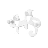 Umbra Birdseye Steel Wall-Mount Multi-Hook, White