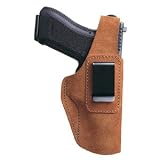 Bianchi Police Equipment 6D ATB Waistband Holster, RH, Natural Suede, Size 13