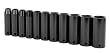 Stanley 97-125 11 Piece 1/2-Inch Drive SAE Deep Impact Socket Set