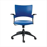 Relay Swivel Task Chair Seat Color: Red
