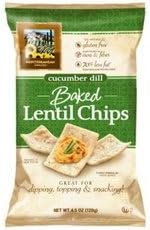 Mediterranean Snack Food B66240 Mediterranean Snack Food Baked Lentil Chips With Cucumber Dill - 12x4.5Oz