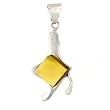 Amber Pendant set in .925 Sterling Silver