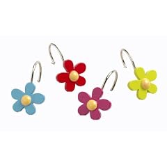 Sealskin Duschvorhangringe Model Fleur (multi/multi) 12 St�ck