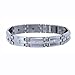 Read Men's 10k white Gold & Stainless Steel Diamond Bracelet, 8.5 Inches X 1/2 Inch (0.10 ctw) Details Men's 10k white Gold & Stainless Steel Diamond Bracelet, 8.5 Inches X 1/2 Inch (0.10 ctw)