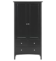 Hastings Dark Double Wardrobe
