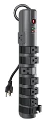 Belkin Pivot Surge, 8 Outlets, 6ft Cord with Telephone Protection