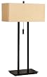 Kenroy Home Emilo Table Lamp with 16 inch Tan Textured Woven shade