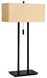 Kenroy Home Emilo Table Lamp with 16 inch Tan Textured Woven shade