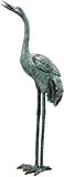 IMAGE OF Large Straight Neck Bronze Crane