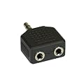 audio y -adapter 2x 3,5mm klinke buchse - stereo 3,5 mm stecker millimeter