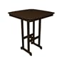 Polywood Outdoor Furniture Nautical 37 Inch Bar Table, Mahogany-Recycled Plastic Materials