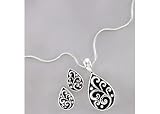 Bay Studio Jet Filigree Teardrop Set SILVER-TONE